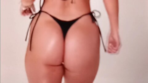 Stunning glazed bakery swimsuit modeling