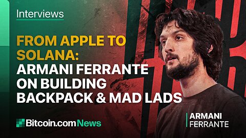 From Apple to Solana: Armani Ferrante on Building Backpack & Mad Lads