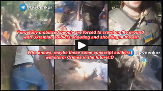 Chernihiv region: Ukrainian soldiers mock mobilized man at a training ground