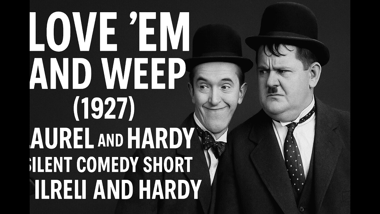 Love ‘Em and Weep (1927) | Laurel and Hardy Silent Comedy Short (Public Domain)