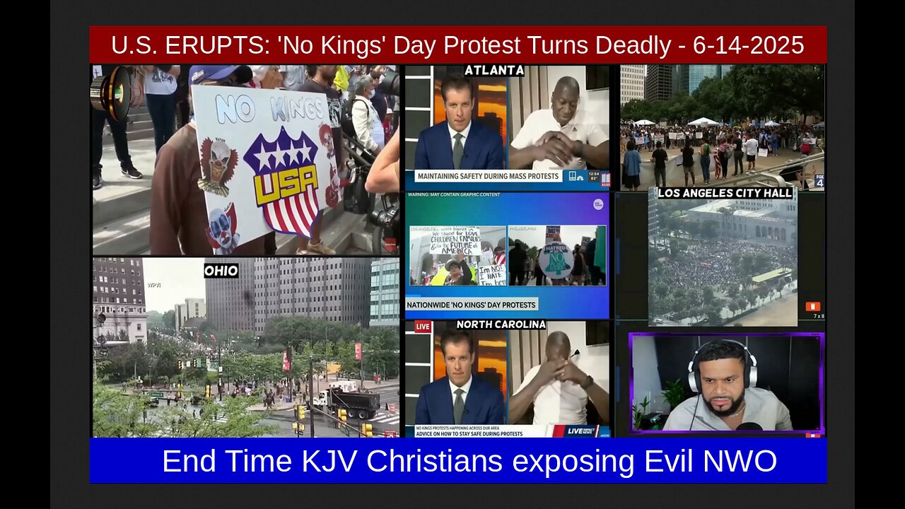 U.S. ERUPTS: 'No Kings' Day Protest Turns Deadly - 6-14-2025