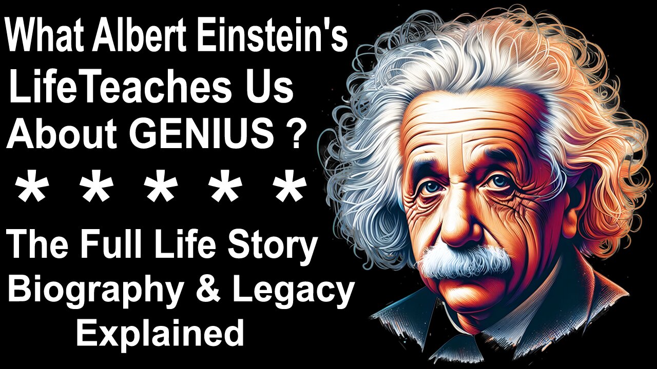 What Albert Einstein's Life Teaches Us About GENIUS? Full Biography & Legacy of Albert Einstein.