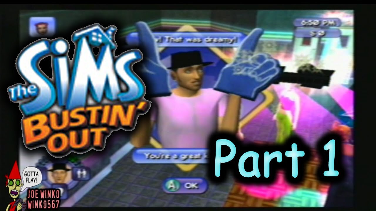 Sims Bustin' Out - Gamecube - Playthrough Part 01 - Joe Winko