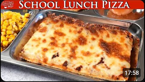 "Making School Cafeteria Pizza from the 1980s & ’90s 🍕 | Retro Lunch Throwback!