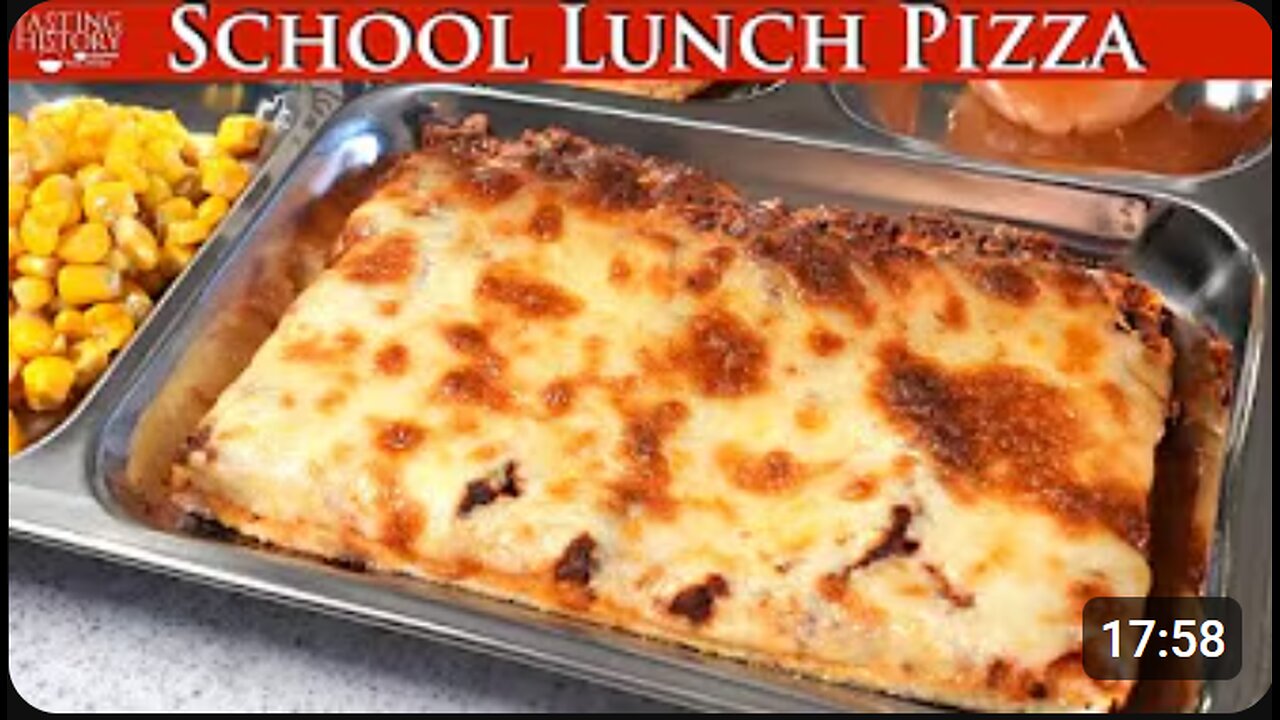 "Making School Cafeteria Pizza from the 1980s & ’90s 🍕 | Retro Lunch Throwback!