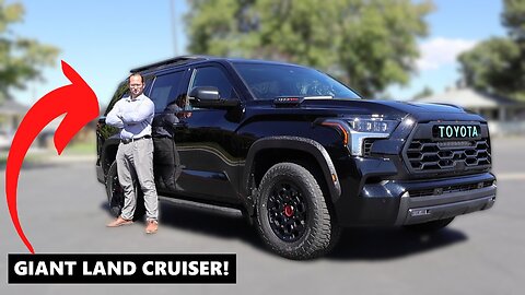 The GIANT Land Cruiser! //2026 Toyota Sequoia TRD PRO//