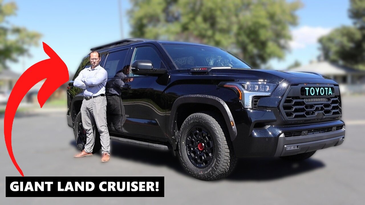The GIANT Land Cruiser! //2026 Toyota Sequoia TRD PRO//