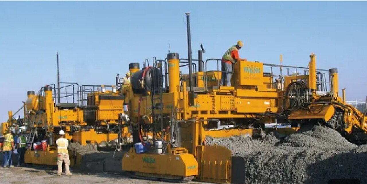 Worlds Incredible Modern Technology Road Construction Equipment