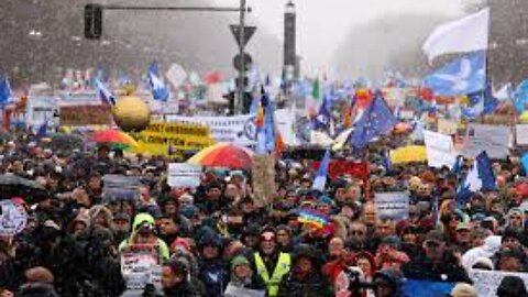 Germany Berlin Revolt Protest Over Military Aid to Ukraine