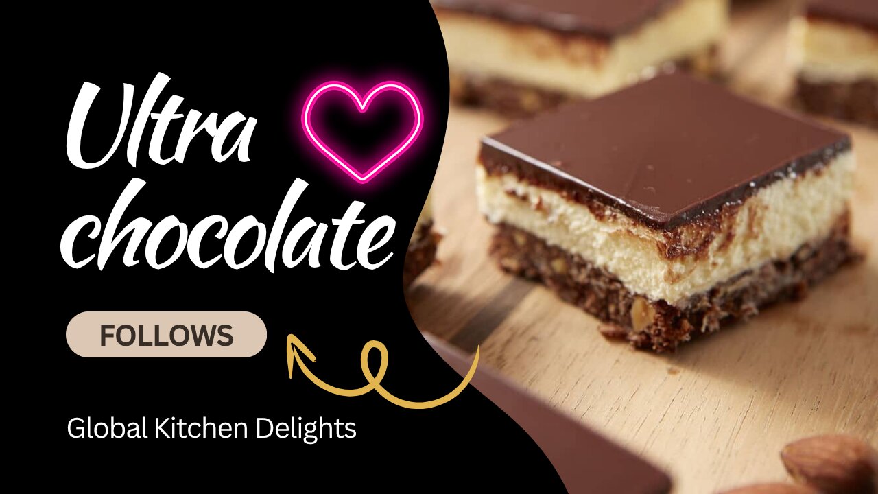 New dessert that melt on the tongue! Ultra chocolate! No oven necessary!Global Kitchen Delights!
