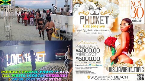 Phuket Exotic Party Series All White 10th Anniversary Nov 30, 2025 Vlog Style