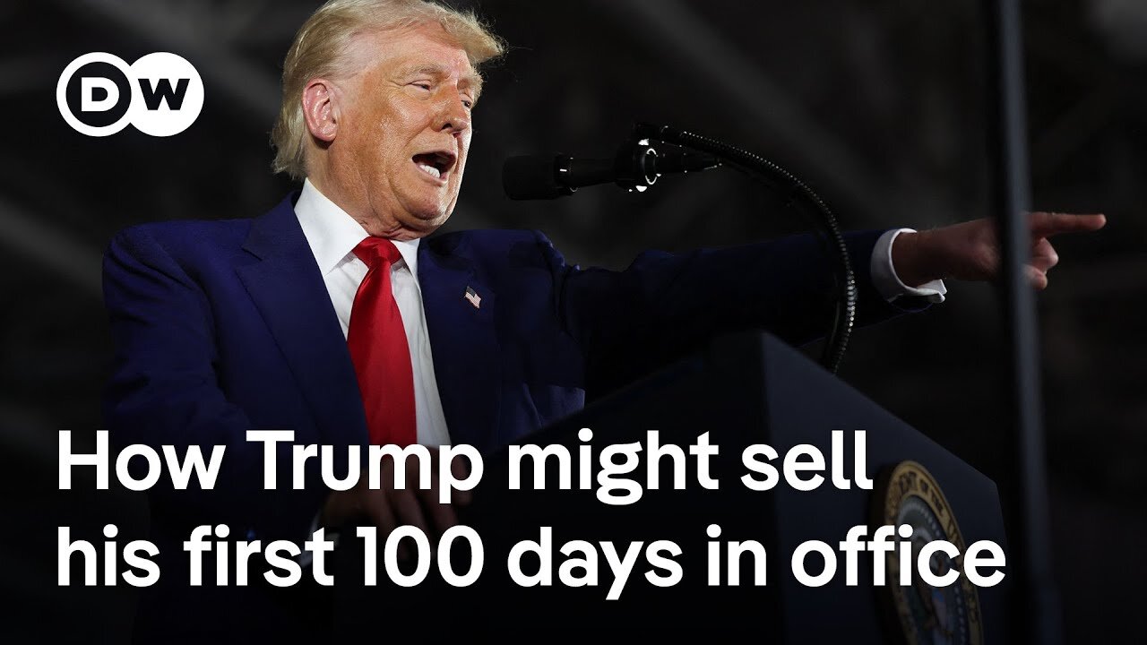 Trump's approval ratings head downwards after 100 days in office | DW News