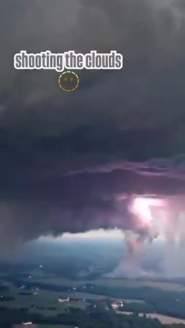 In China - they’re Firing missiles into the clouds to create storms”