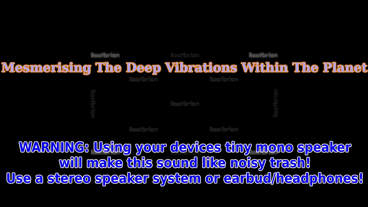 Mesmerising The Deep Vibrations Within The Planet (Soundtrack)