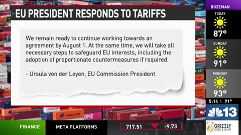 Trump announces 30% tariffs on EU, Mexico starting August 1