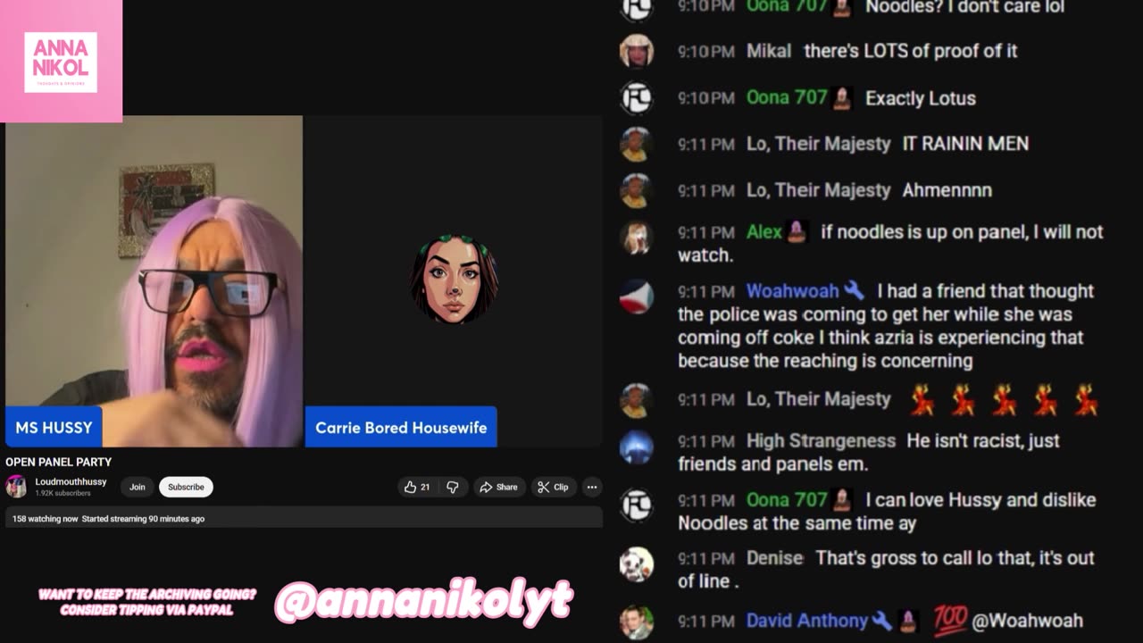 LoudMouthHussy Oct 29, 2025 'OPEN PANEL PARTY'