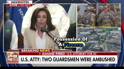 BREAKING: DC U.S. Attorney Jeanine Pirro Says Death Penalty Will Be Sought If Guard Troops Die