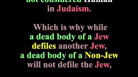 We do not consider gentiles as humans
