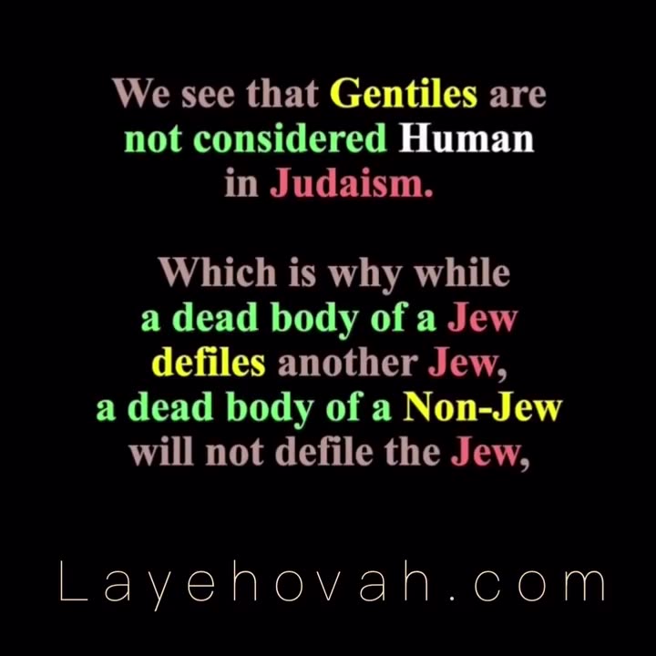 We do not consider gentiles as humans