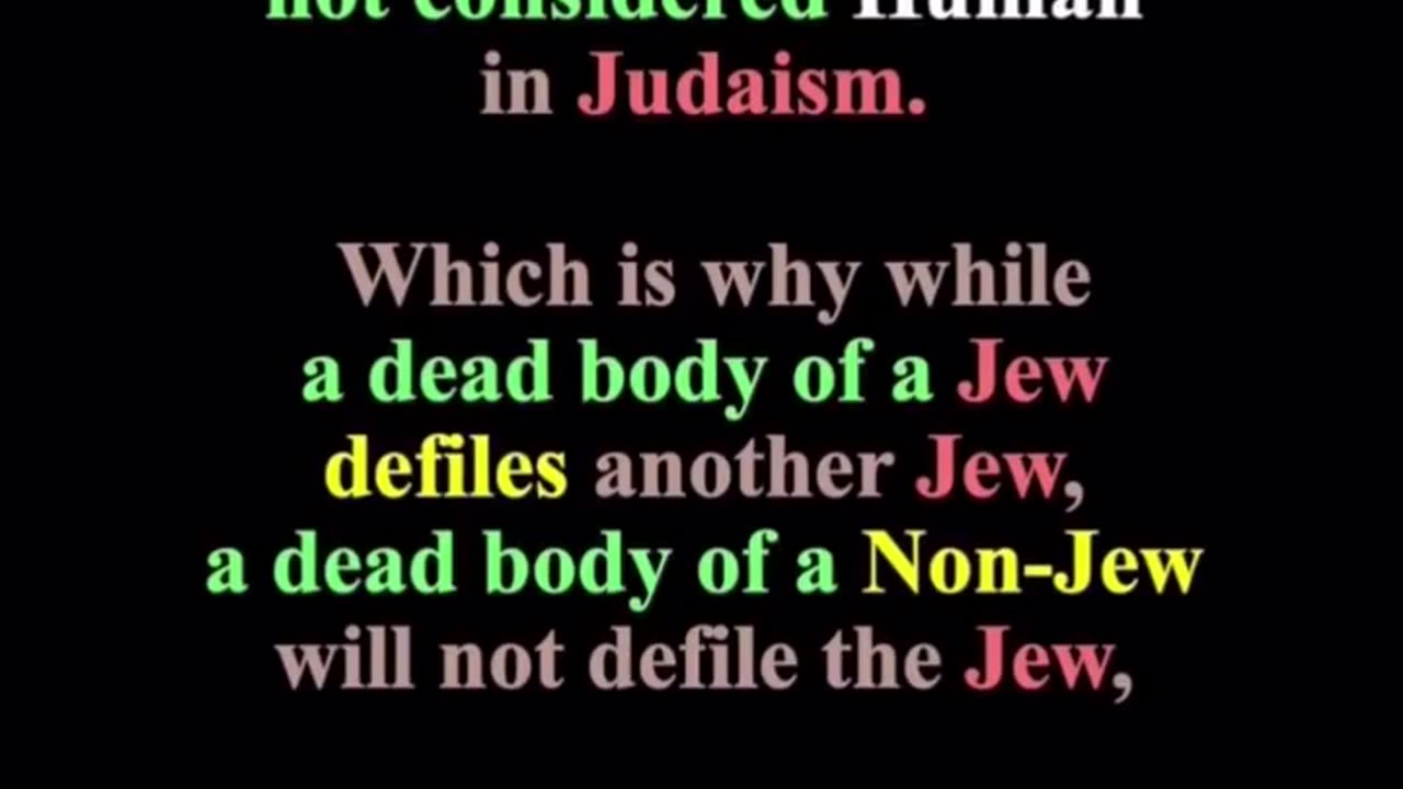 We do not consider gentiles as humans