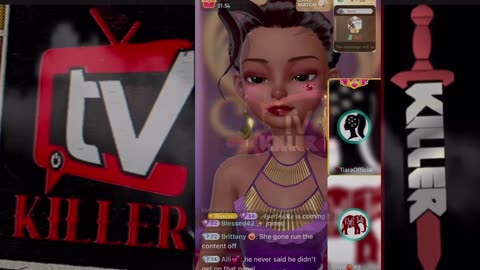 MESSY CALLER VS TIARA IN GRANDMA D LIVE