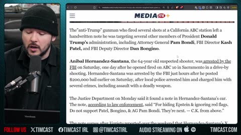 ABC Revives Jimmy Kimmel Live After Terror Attack On ABC Station | Tim Pool 