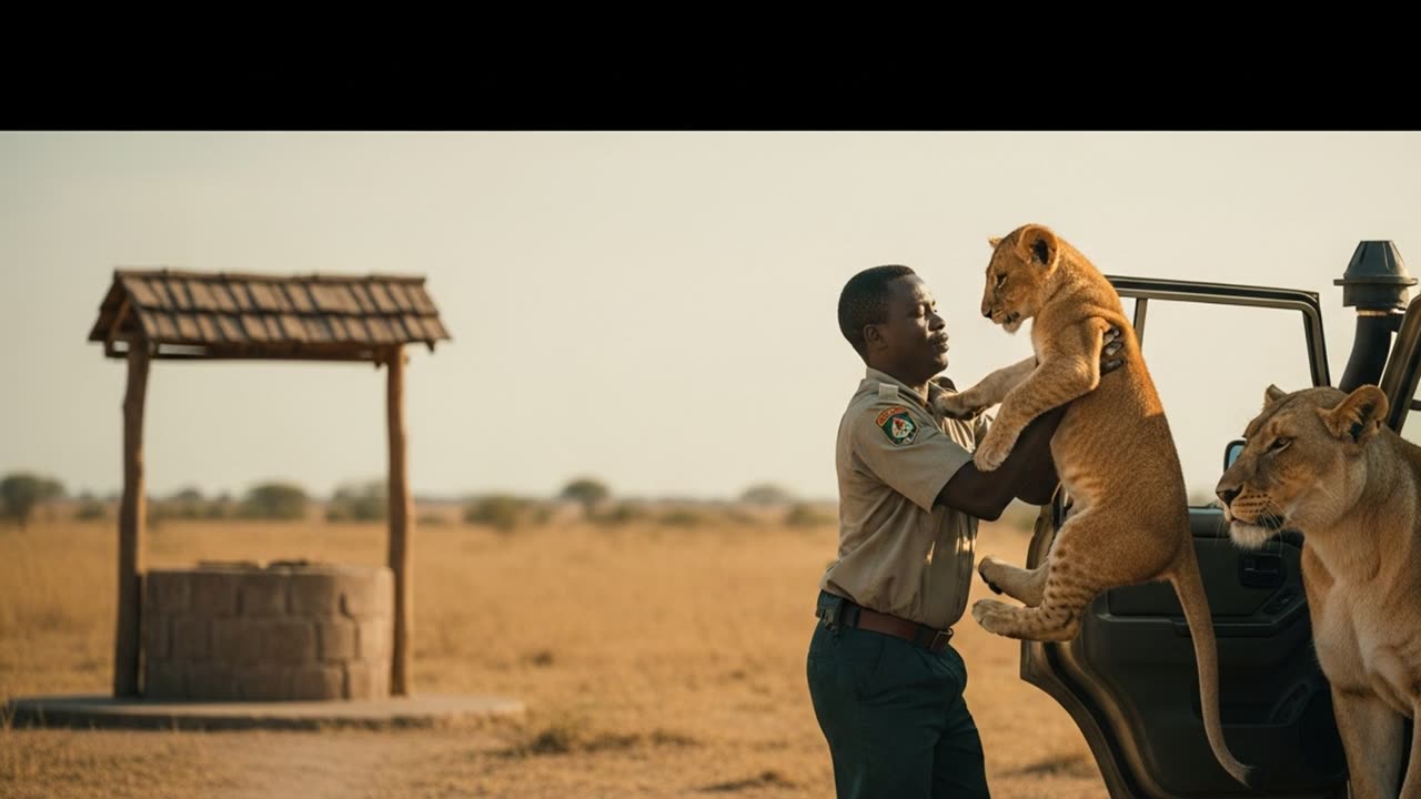 Lioness, Elephant, Ranger Rescue Drought Survivor Cub