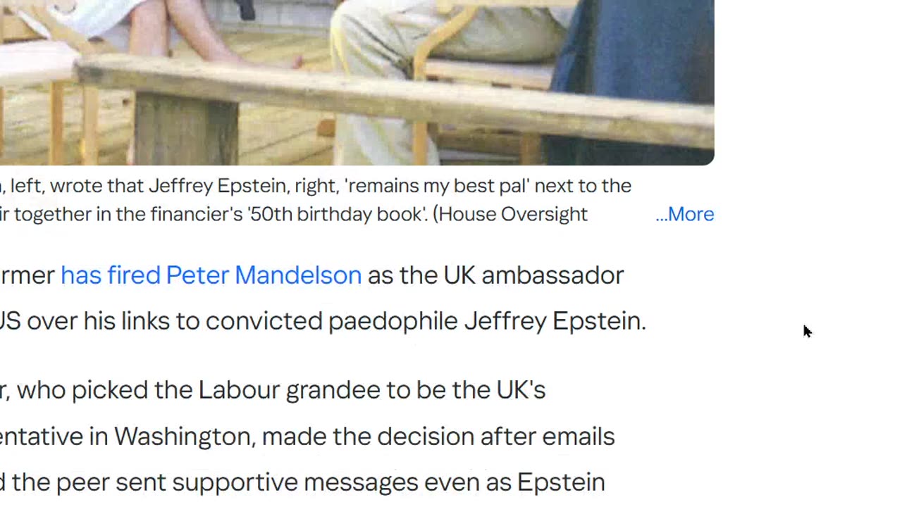 Starmer sacks Mendelssohn