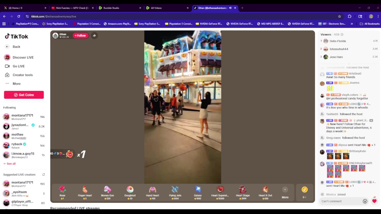 dawg walking liberals on tiktok live ft grizz