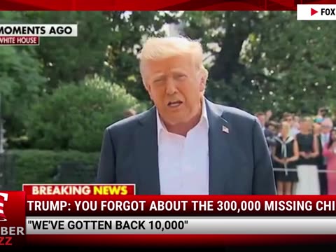 Trump: You Forgot About The 300,000 Missing Children