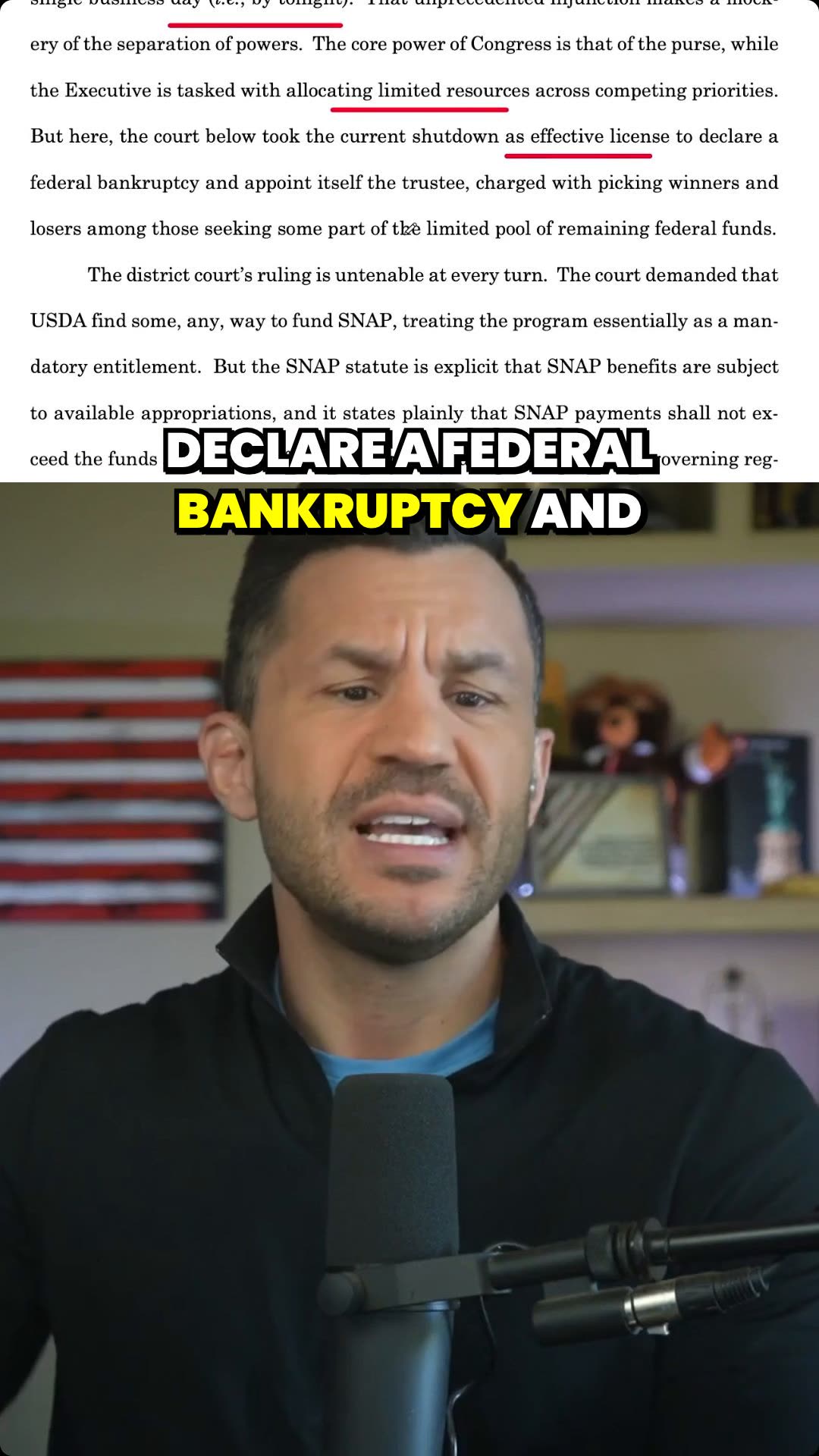 Judge Tried to FORCE $4B SNAP Transfer