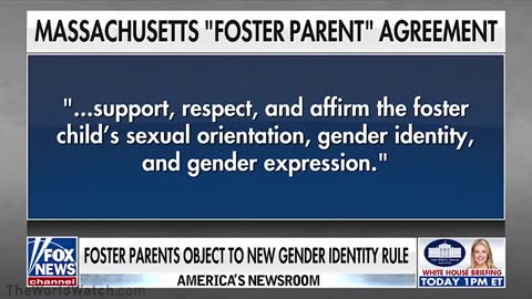Massachusetts parent lose foster license after refusing tosign kids gender affirming