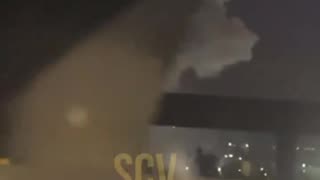 Several homes burning amid fireworks explosion in Pacoima, California.