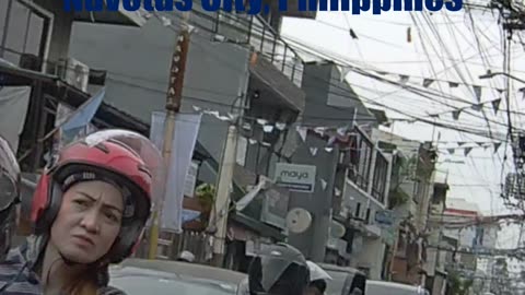 "Very Hectic" Street in Navotas City, Philippines