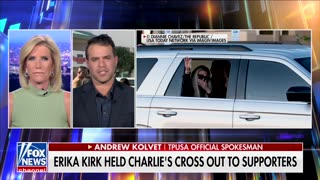 Kirk’s Exec Producer Reveals Story Behind Emotional Image Of Erika Kirk Holding Cross Necklace