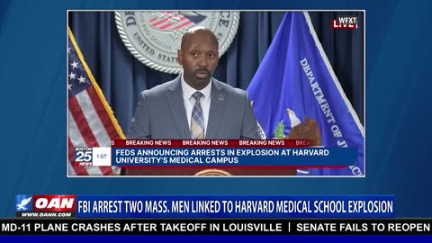 FBI ARRESTS 2 IN HARVARD MEDICAL SCHOOL EXPLOSION CASE