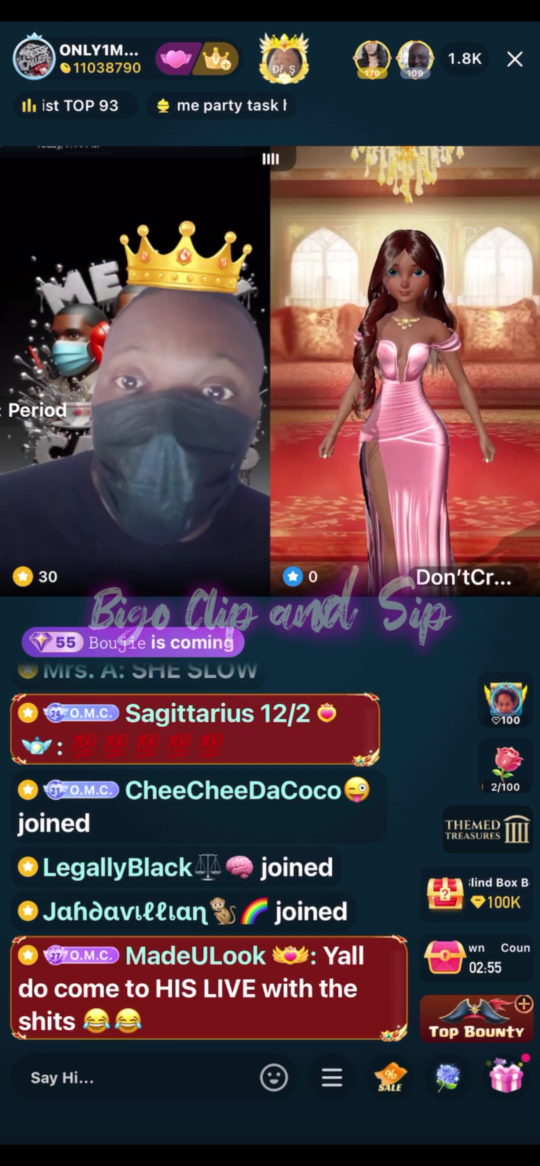 MessyCaller lines Ms Teresa n shes goes in on him 5/13/25 #bigoclipandsip