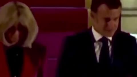 French President Emmanuel Macron allegedly attacked in the face by his wife Brigitte