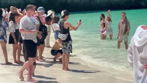 Maya Bay Beach Phi Phi island -Thailand Dream Holiday Hot Day