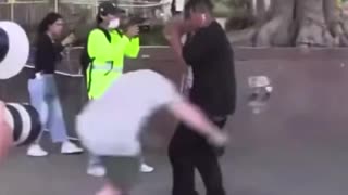 THE RIOT ACT: Anti-ICE Rioter Tackled by Patriot After Throwing Water Bottle at Law Enforcement