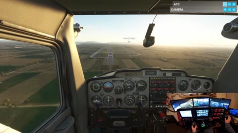 👀 Spotted the Airport Late, Smooth Visual Landing in Eastern Crete 🇬🇷 | MSFS 2020 Virtual Cessna 152