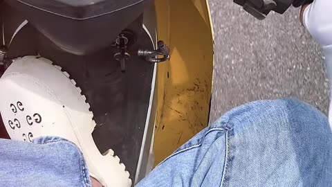 motorbike delivery driver