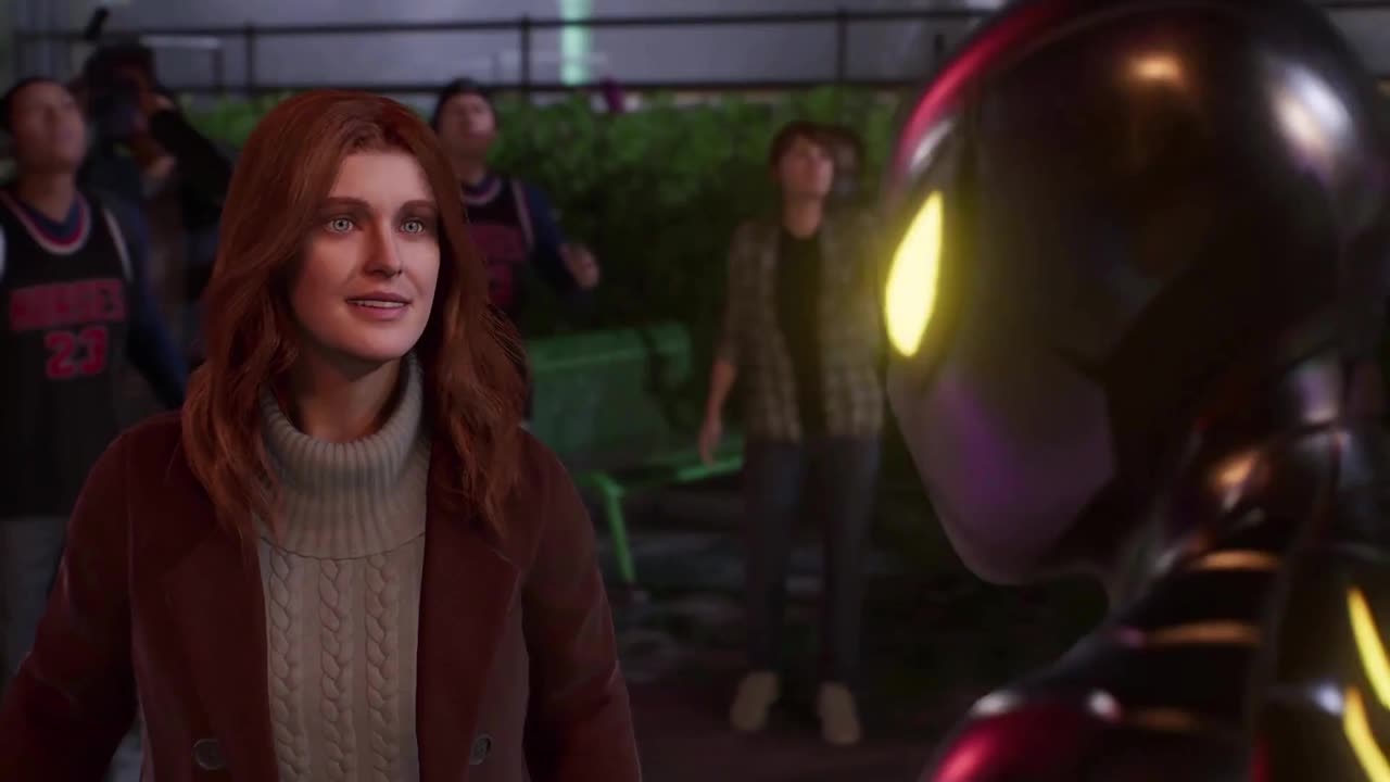 Spiderman's really got his hands full trying to save the people on the Roller Coaster ride.