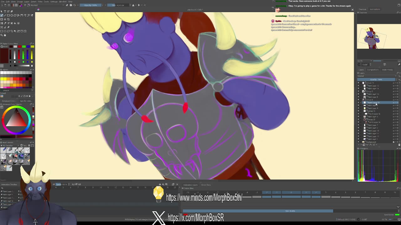 Art stream and gaming later?