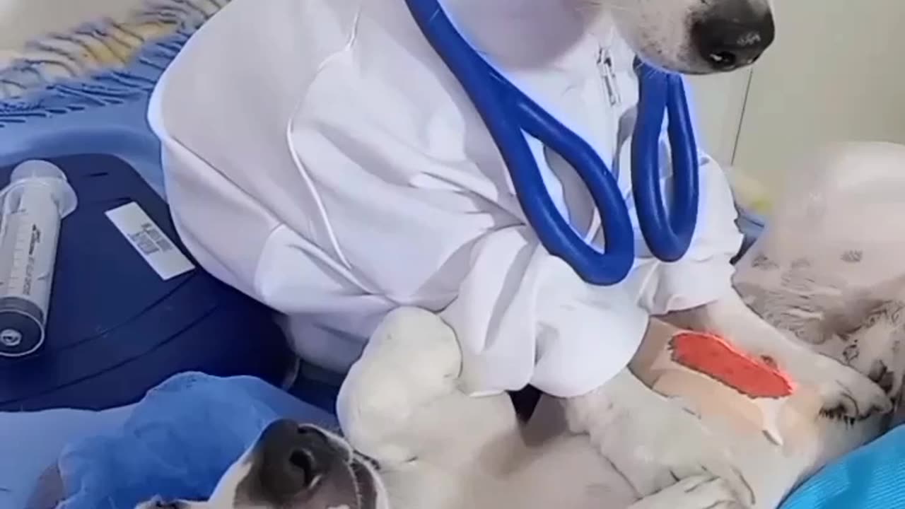 My Dog is a Bone-Afide Medical Professional