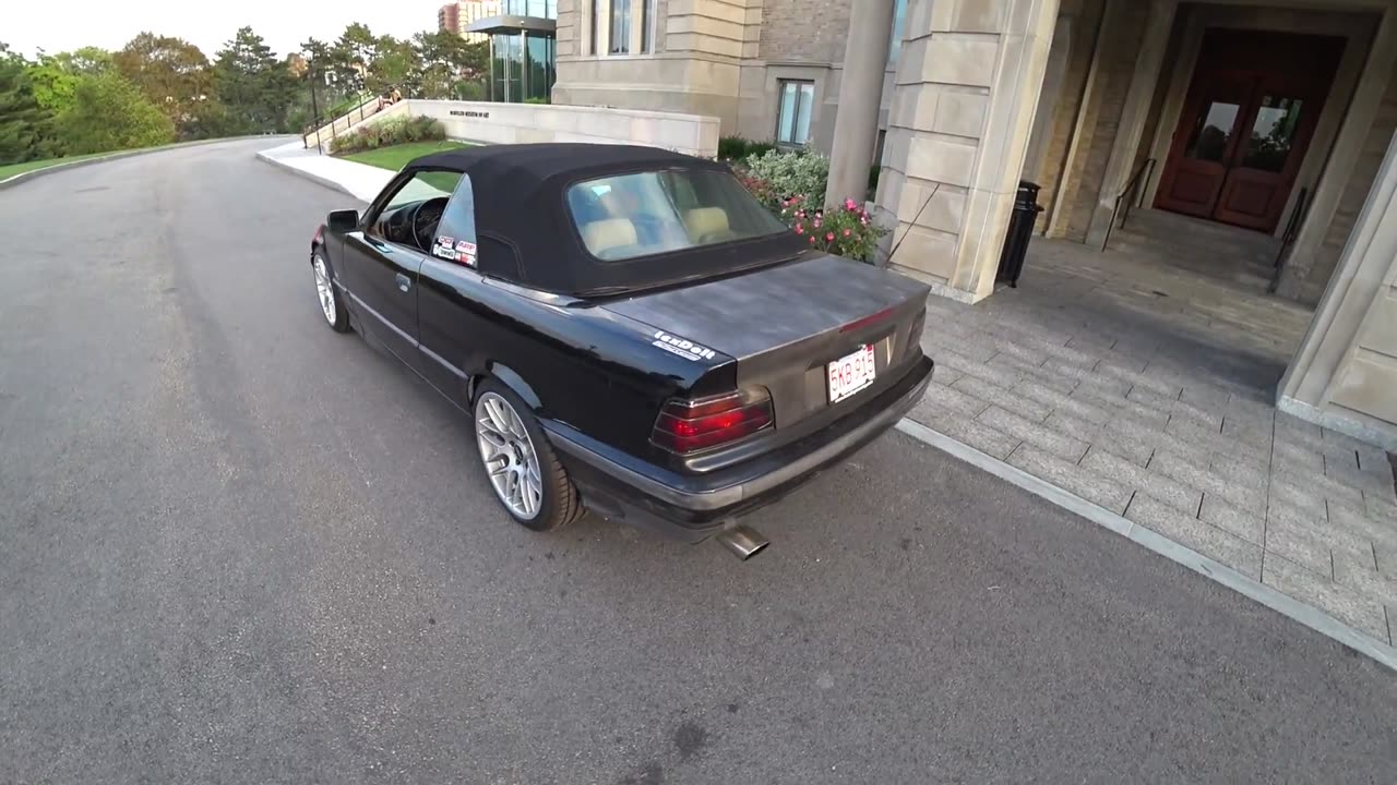 Big TURBO 1995 BMW 325i - Tedward POV Test Drive (Binaural Audio)