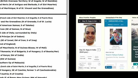 PRAYER FOR MISSIONARIES TO AND FROM ALL COUNTRIES - NOV 25 2025