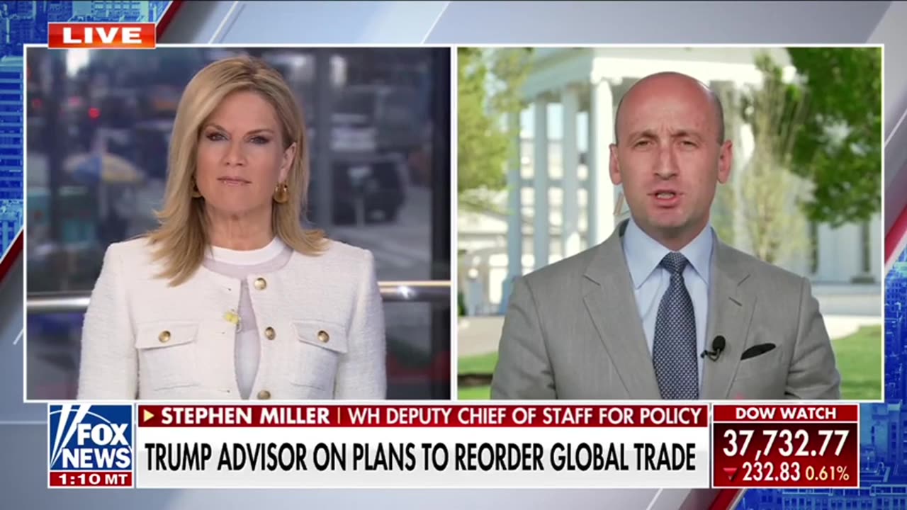Stephen Miller: Trump's On Verge Of Fixing Global Trade