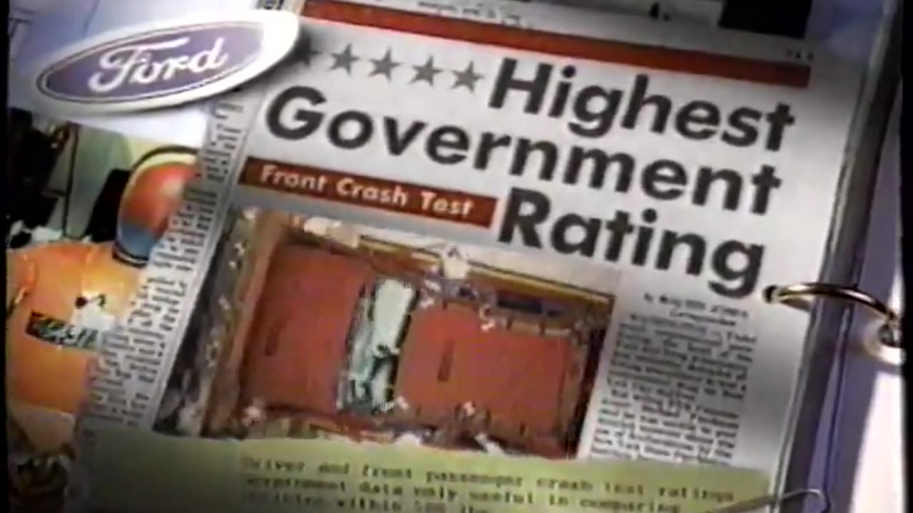 1998 Ford Crash Test Commercial
