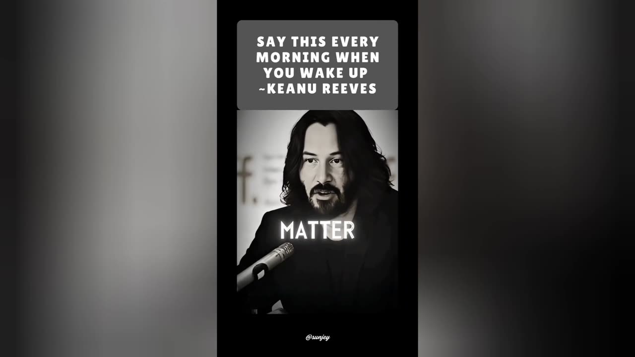 Say this every morning